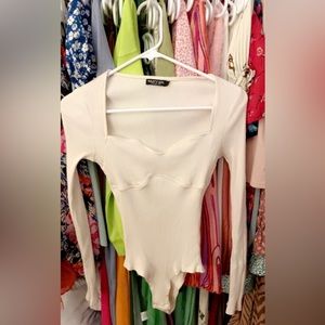 Nasty Gal Ribbed Bodysuit